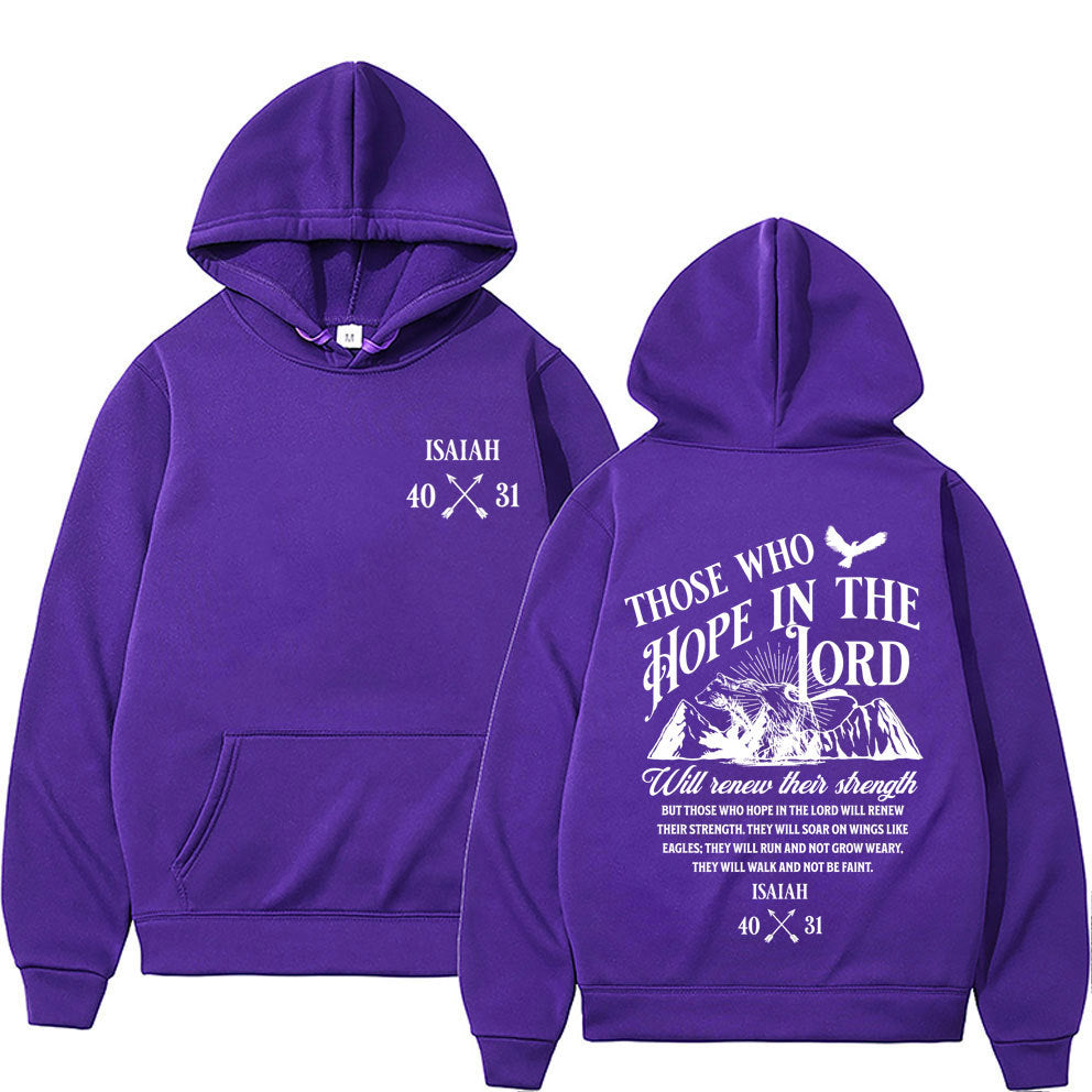 Christian Jesus Letters Hoodie
