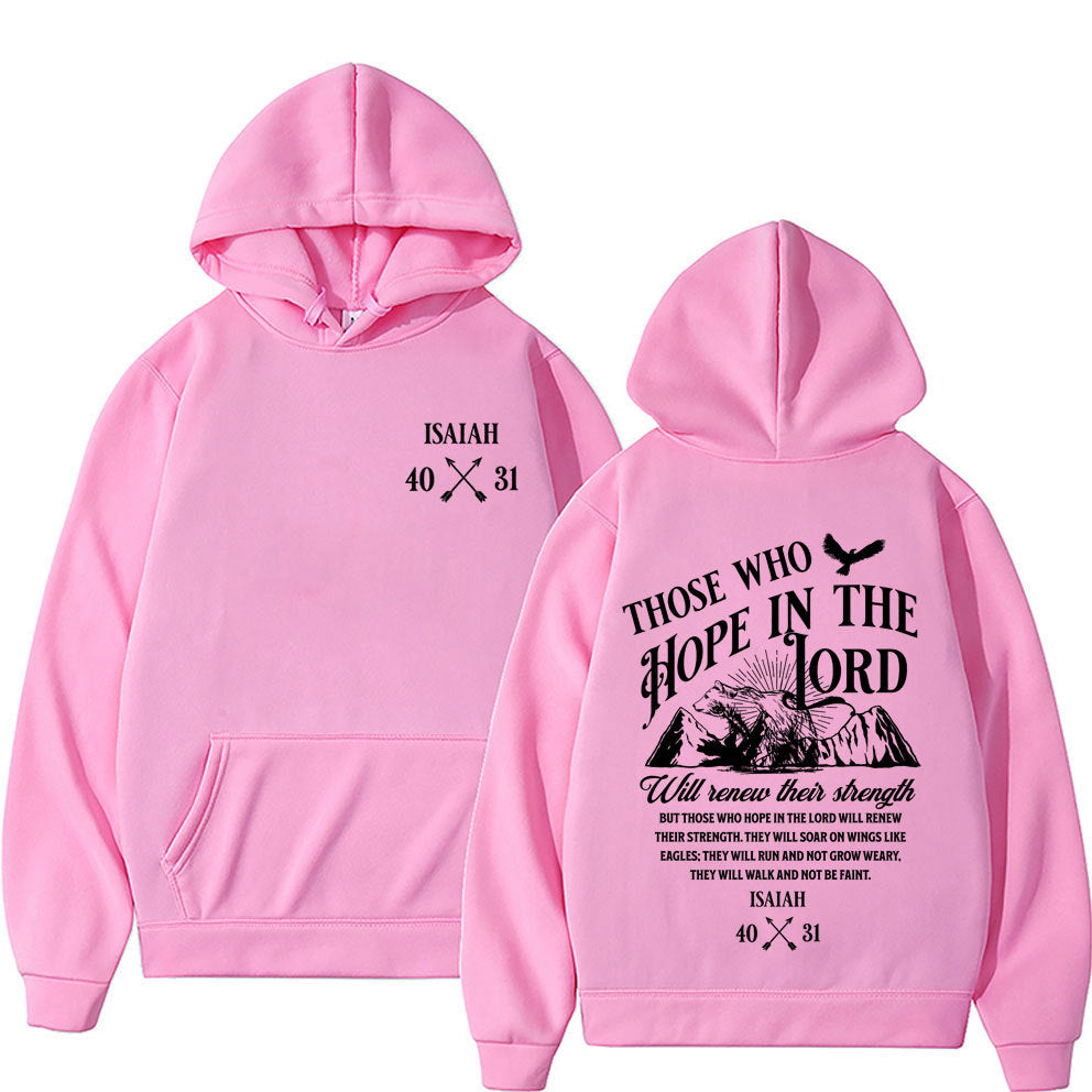 Christian Jesus Letters Hoodie
