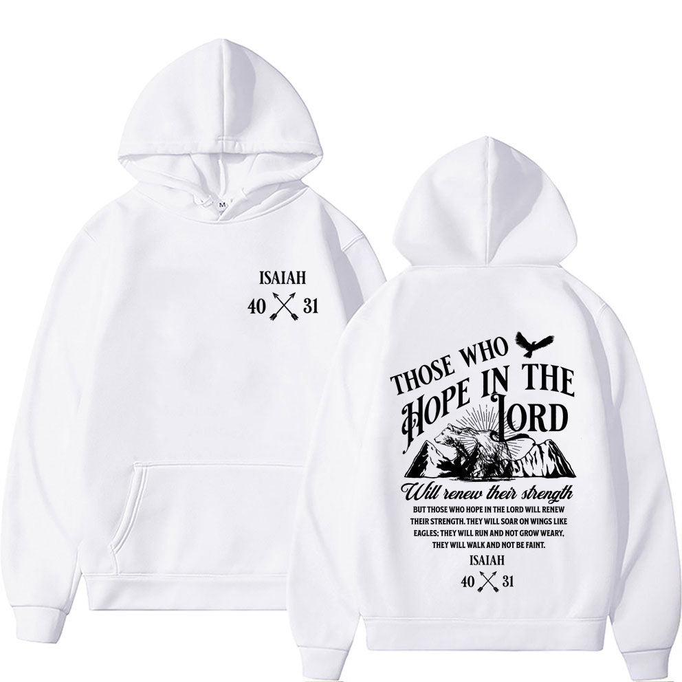 Christian Jesus Letters Hoodie