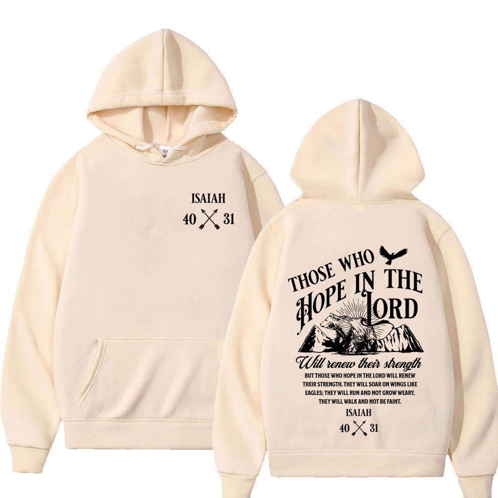 Christian Jesus Letters Hoodie
