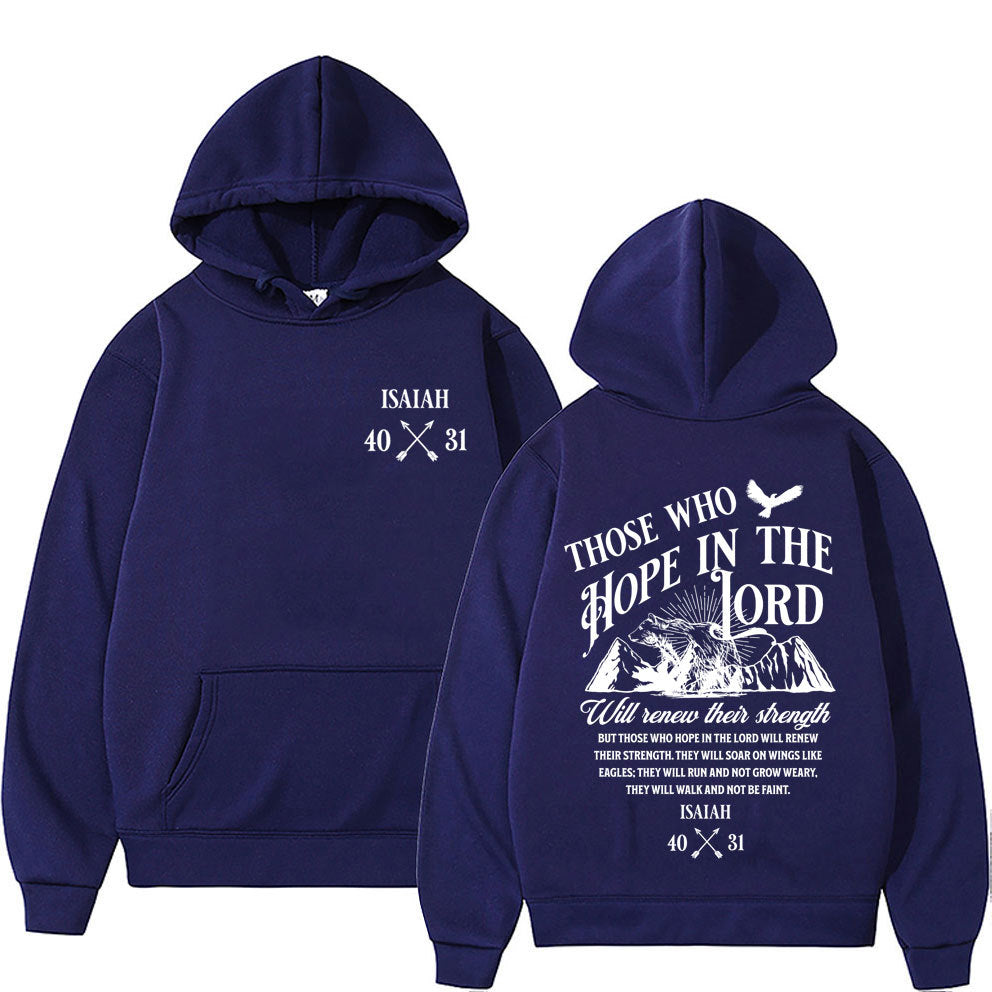 Christian Jesus Letters Hoodie