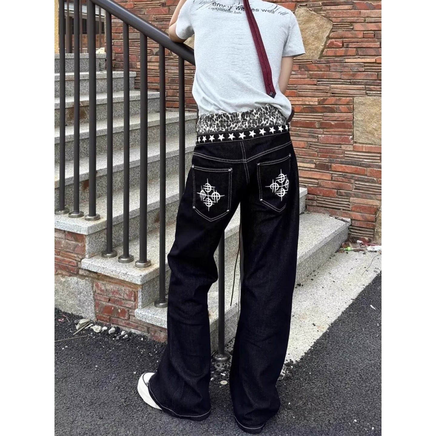 Straight-leg Slightly Flared Jeans For Men