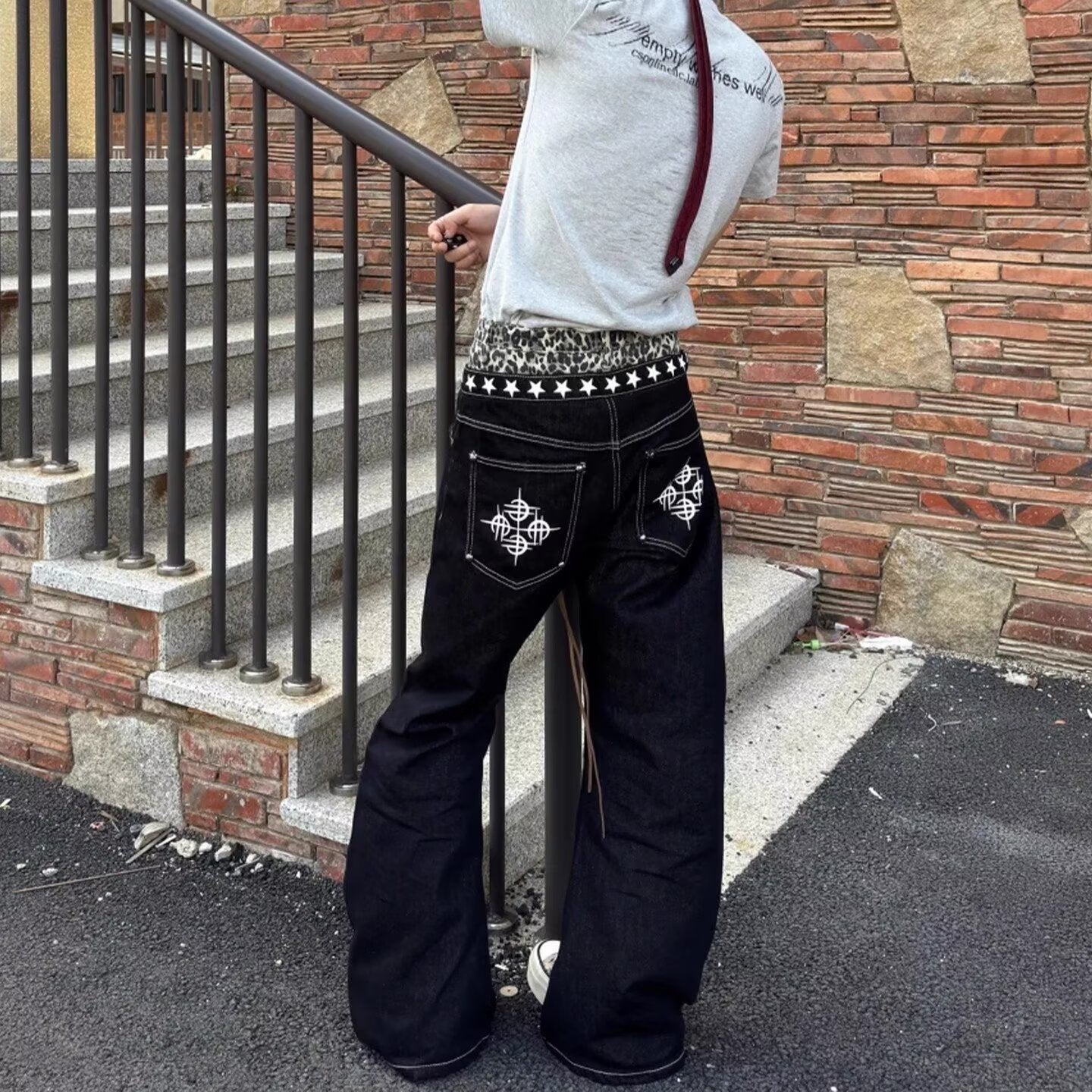 Straight-leg Slightly Flared Jeans For Men