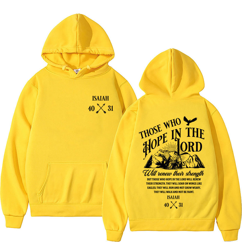 Christian Jesus Letters Hoodie