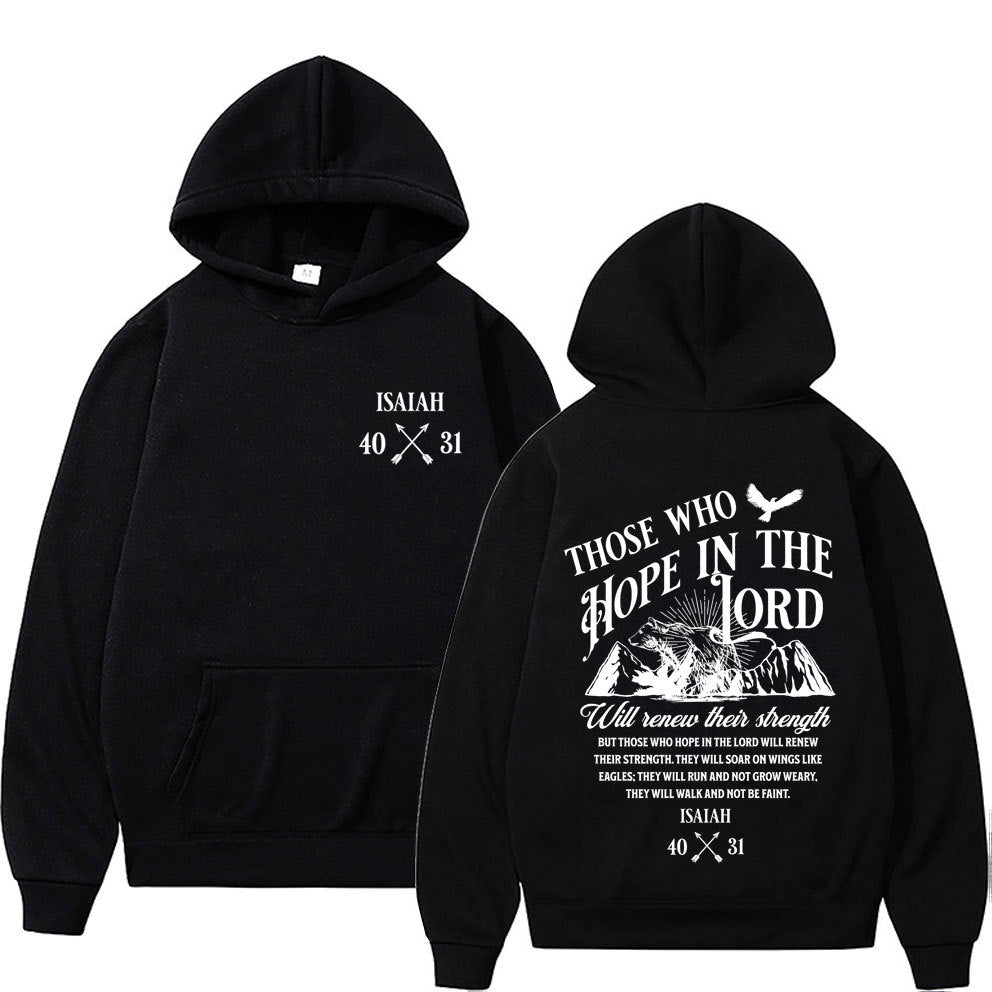 Christian Jesus Letters Hoodie