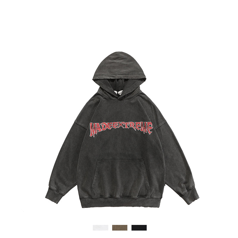 Washed Distressed hoodie
