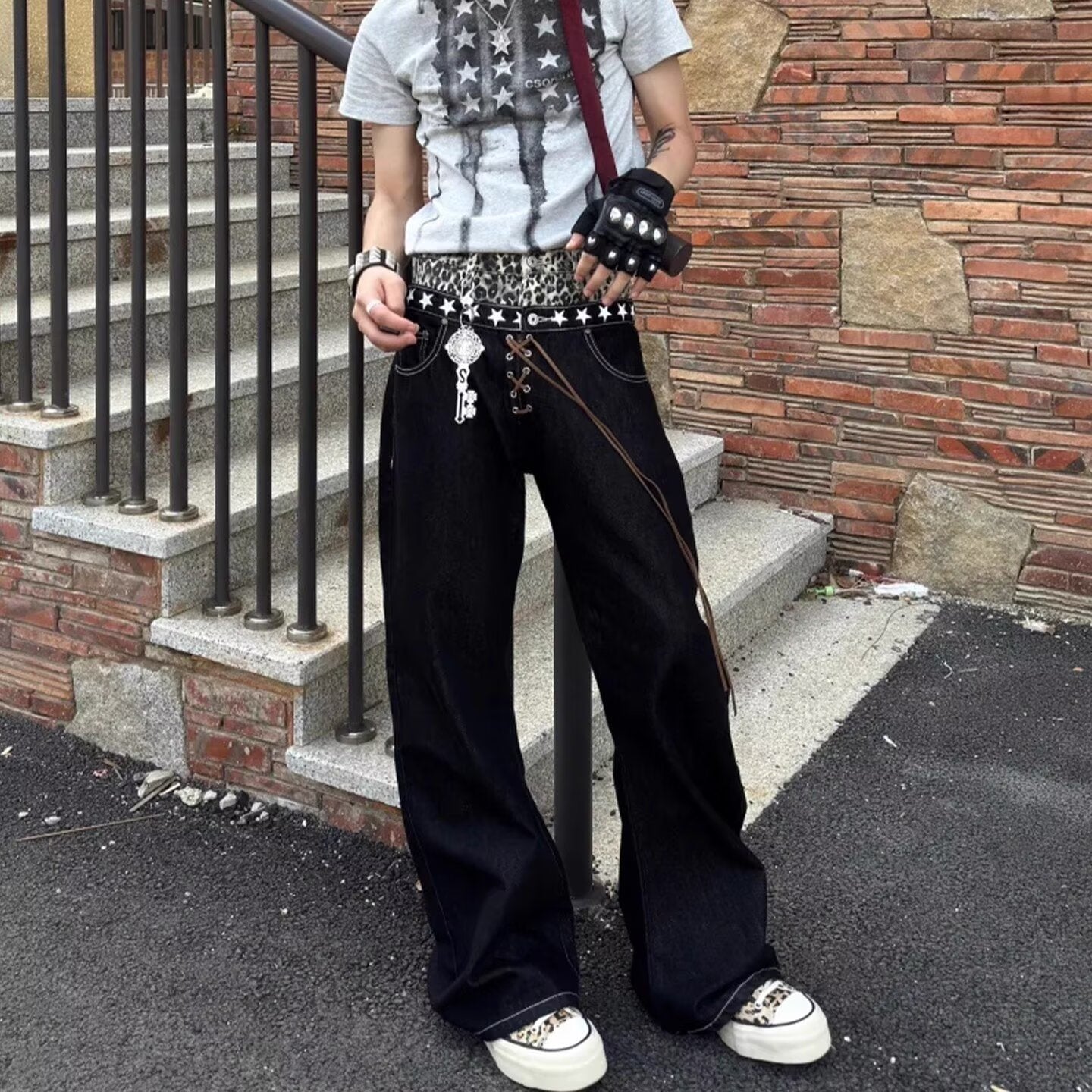 Straight-leg Slightly Flared Jeans For Men