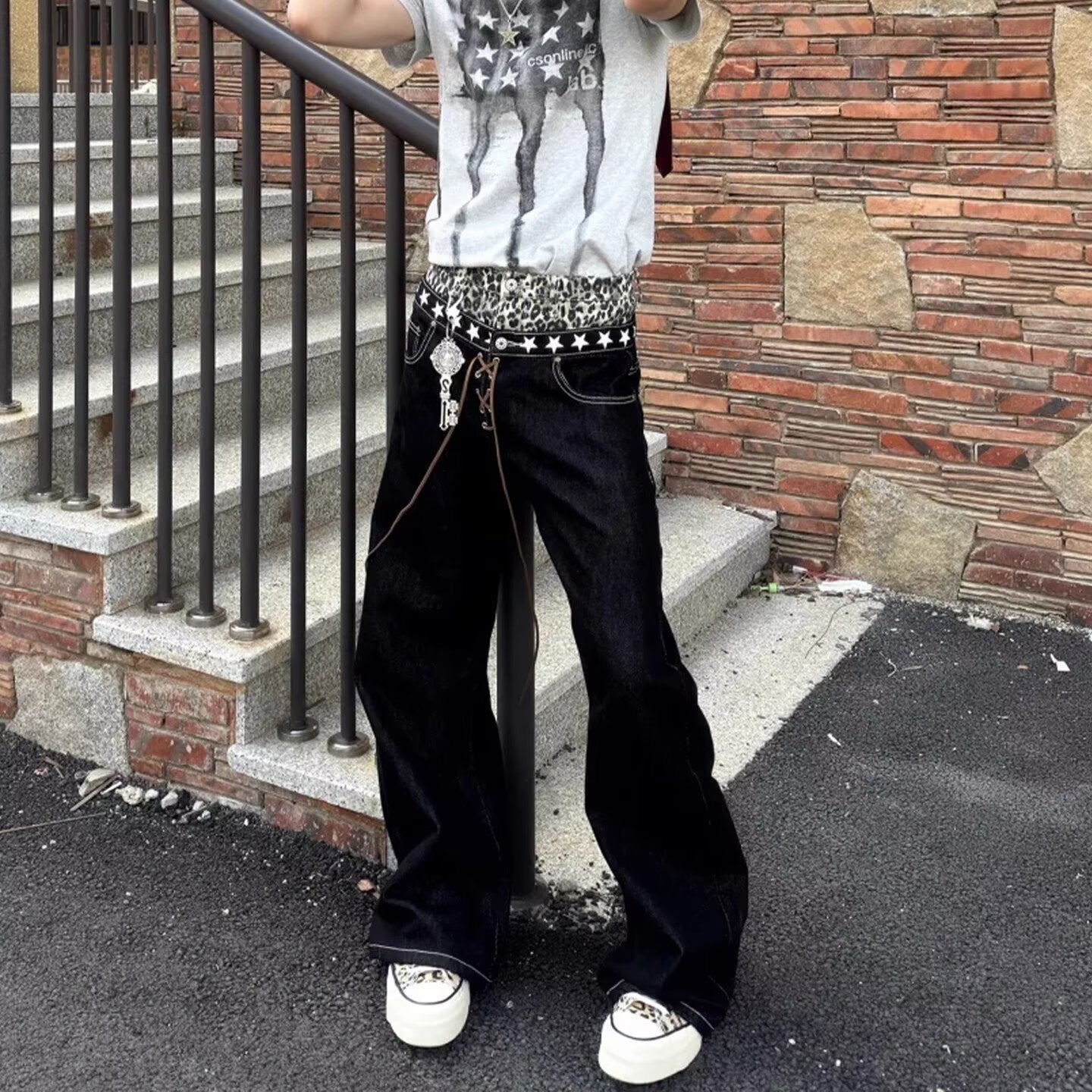 Straight-leg Slightly Flared Jeans For Men